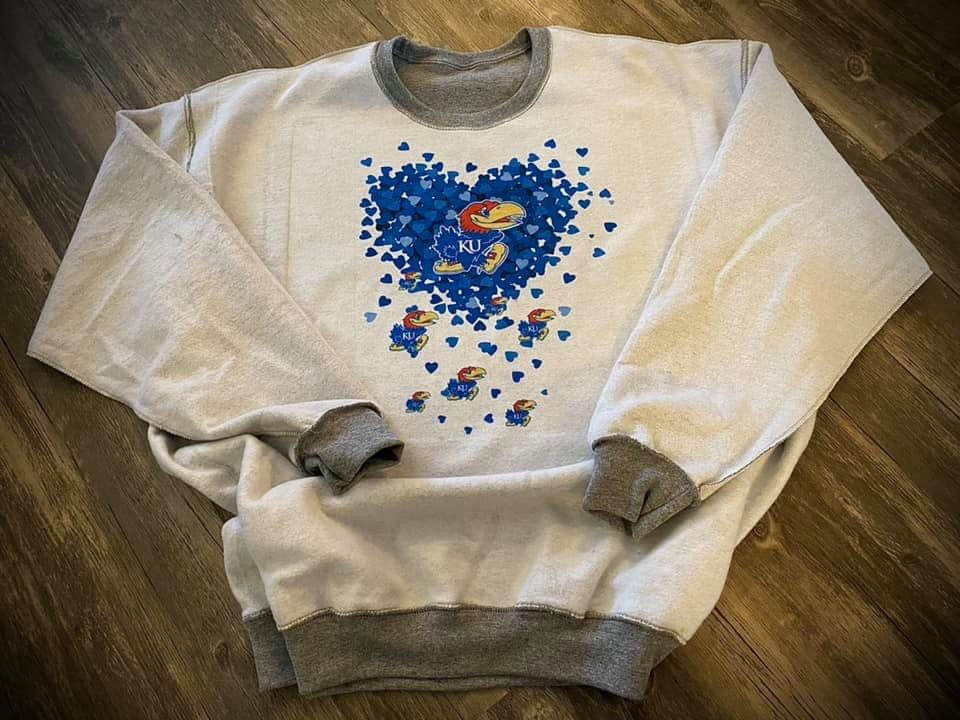 Jayhawk Inside Out Sweatshirt